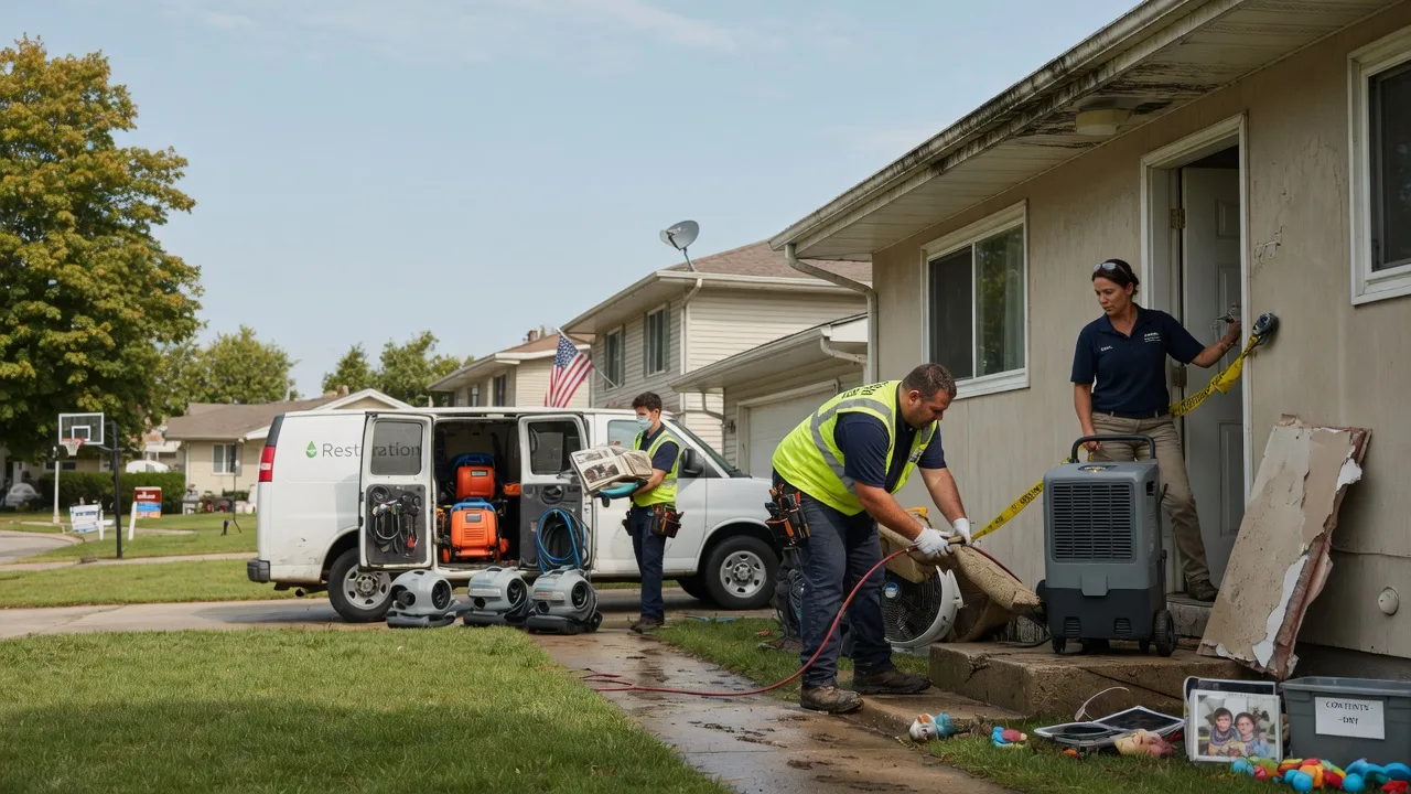 Water Damage Restoration in Walnut, IL near me